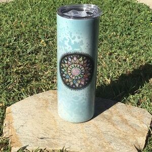 Stainless Steel Tumbler 20 oz To Go Cup Coffee Cold Hot Tea Hand Crafted